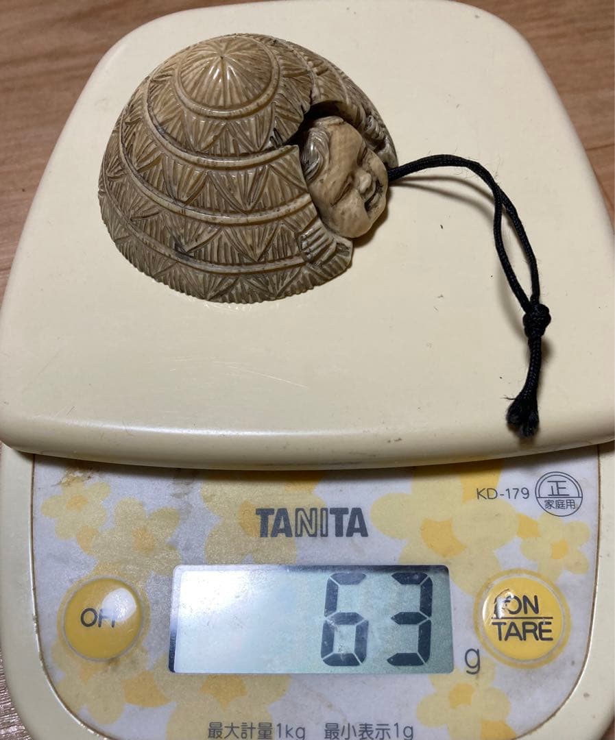 古い根付 天然素材