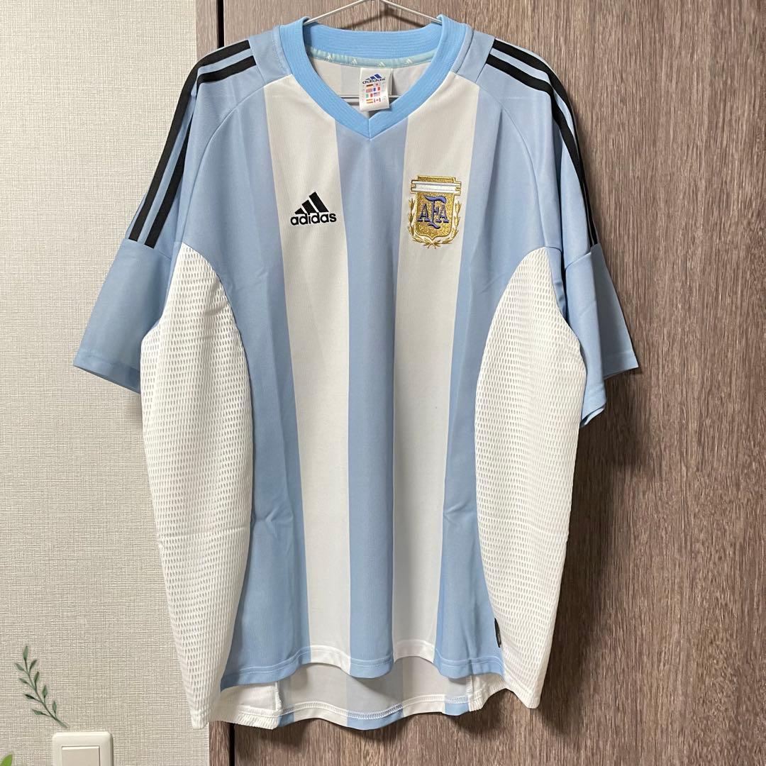 adidas アディダス アルゼンチン代表 02年日韓W杯 レプリカユニフォーム