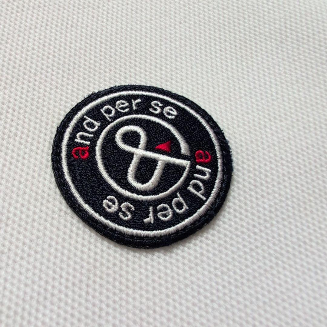 【未使用に近い】アンパスィゴルフ　ジャージースウェット刺繍ワッペンロゴ　M