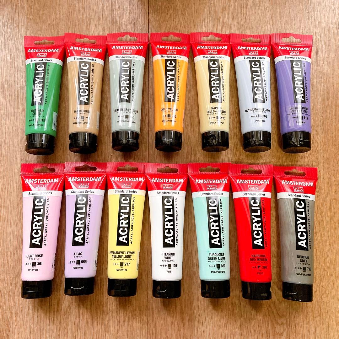 【もこもこ】新品未使用 アムステルダム アクリリックF 120ml