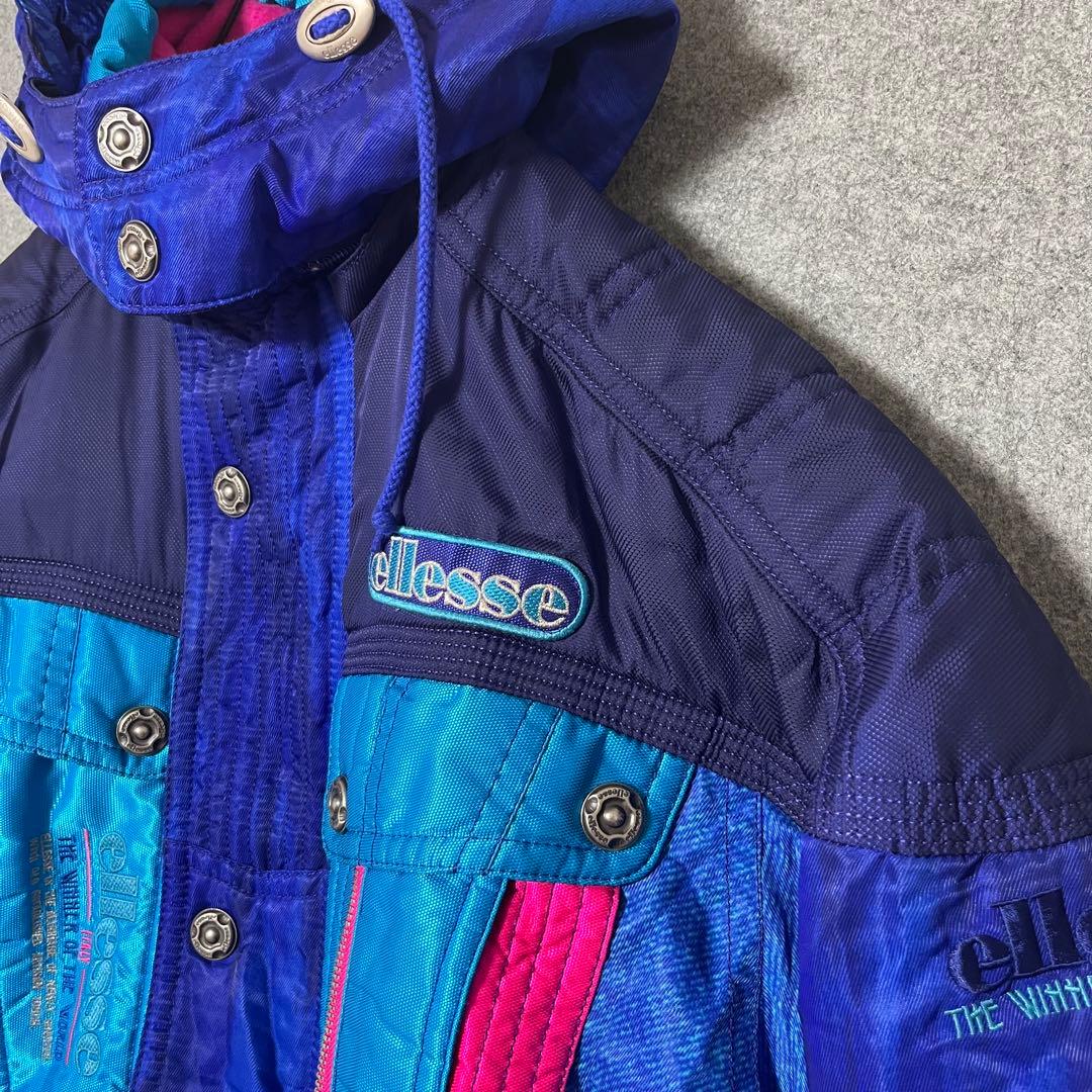 レトロ 上下セット【ellesse】エレッセ 90s ビンテージ　スキーウェア