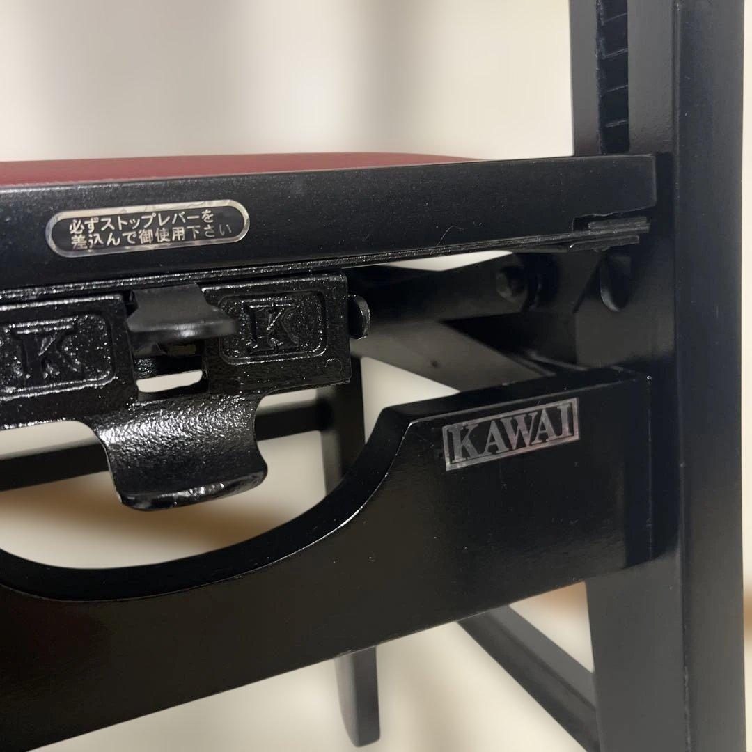 【中古リニューアル】河合楽器・背付ピアノ椅子(全国送料込み)トムソン椅子