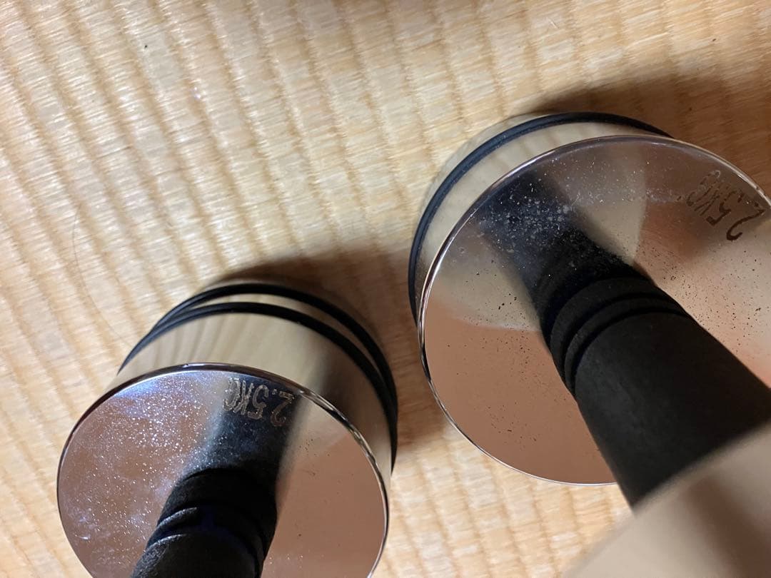 クロームダンベル 10kg×2個　可変式ダンベル