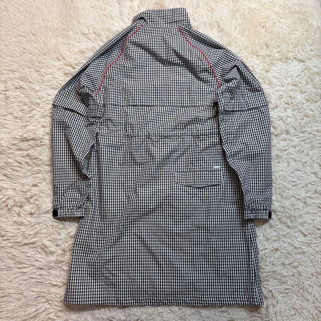 【OTサイズ】adidas　2WAYレインウェア　ゴルフウェア　チェック