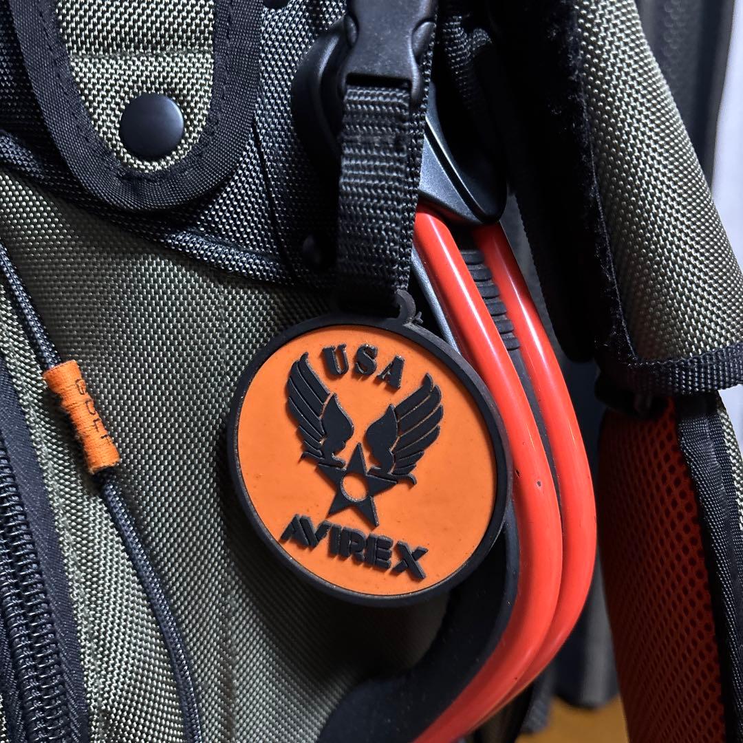 アヴィレックス AVIREX キャディバッグ 9インチ ゴルフバック