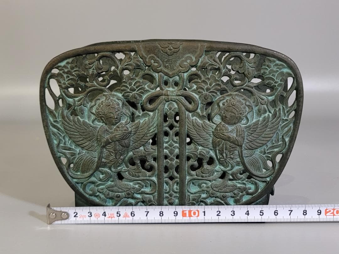 仏教美術 華鬘 引き出し付 経文立 珍品