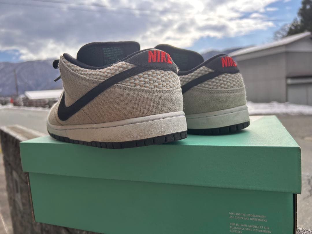 スケートボード NIKE SB DUNK LOW PREMIUM 420 HEMP 27.5cm