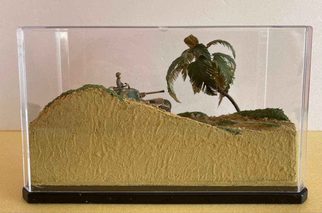 ジオラマ 1/76 日本陸軍97式中戦車改チハ