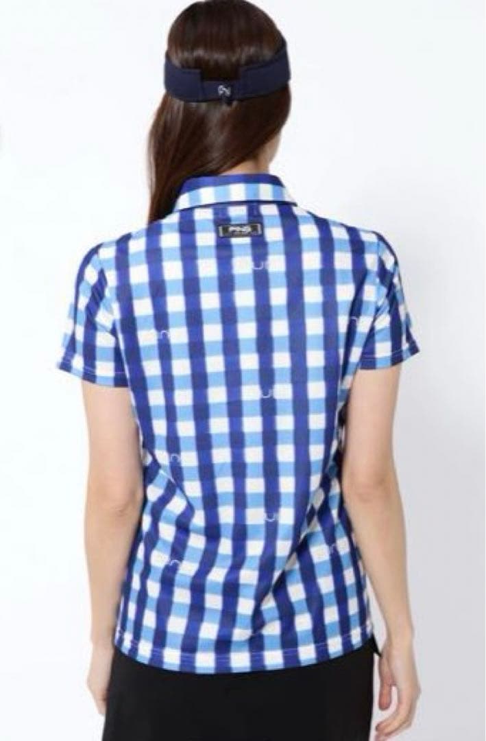 ★連休セール★Mサイズ/セットアップ/ギンガムチェックスカート＆ポロシャツ