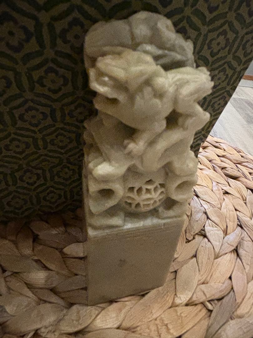 【SALE】limited Signature 一点限り　　落款　獅子　親子