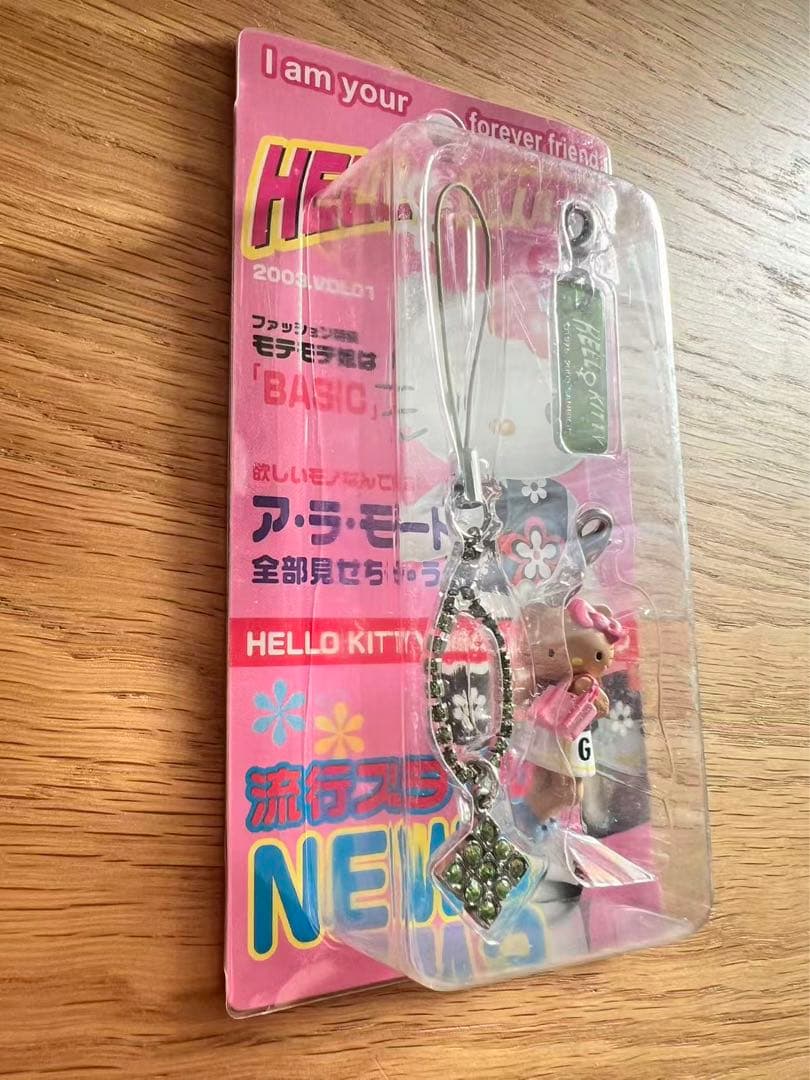 GIRLS！ ハローキティ ラインストーンストラップ 2003年