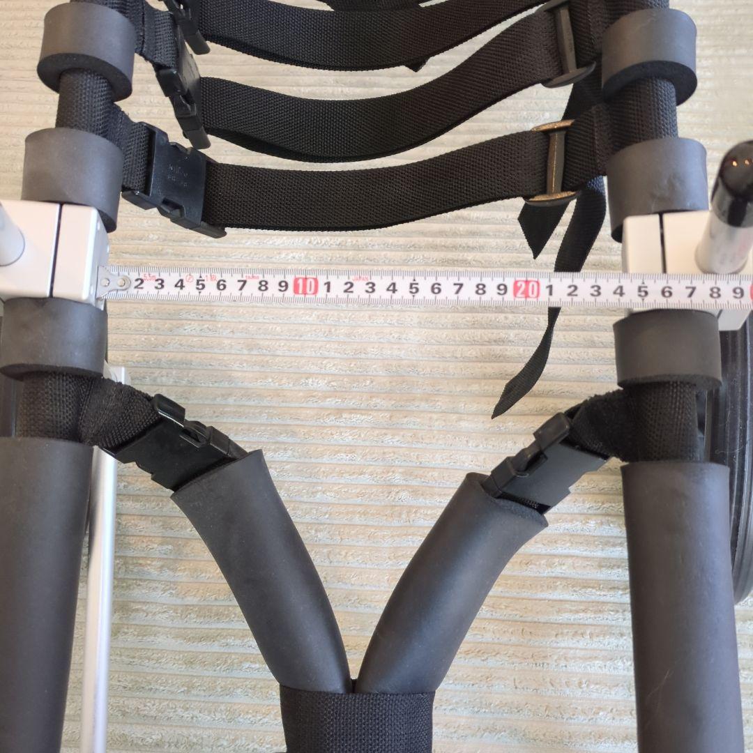 【美品】大型犬用・アルミ車いす ブラック