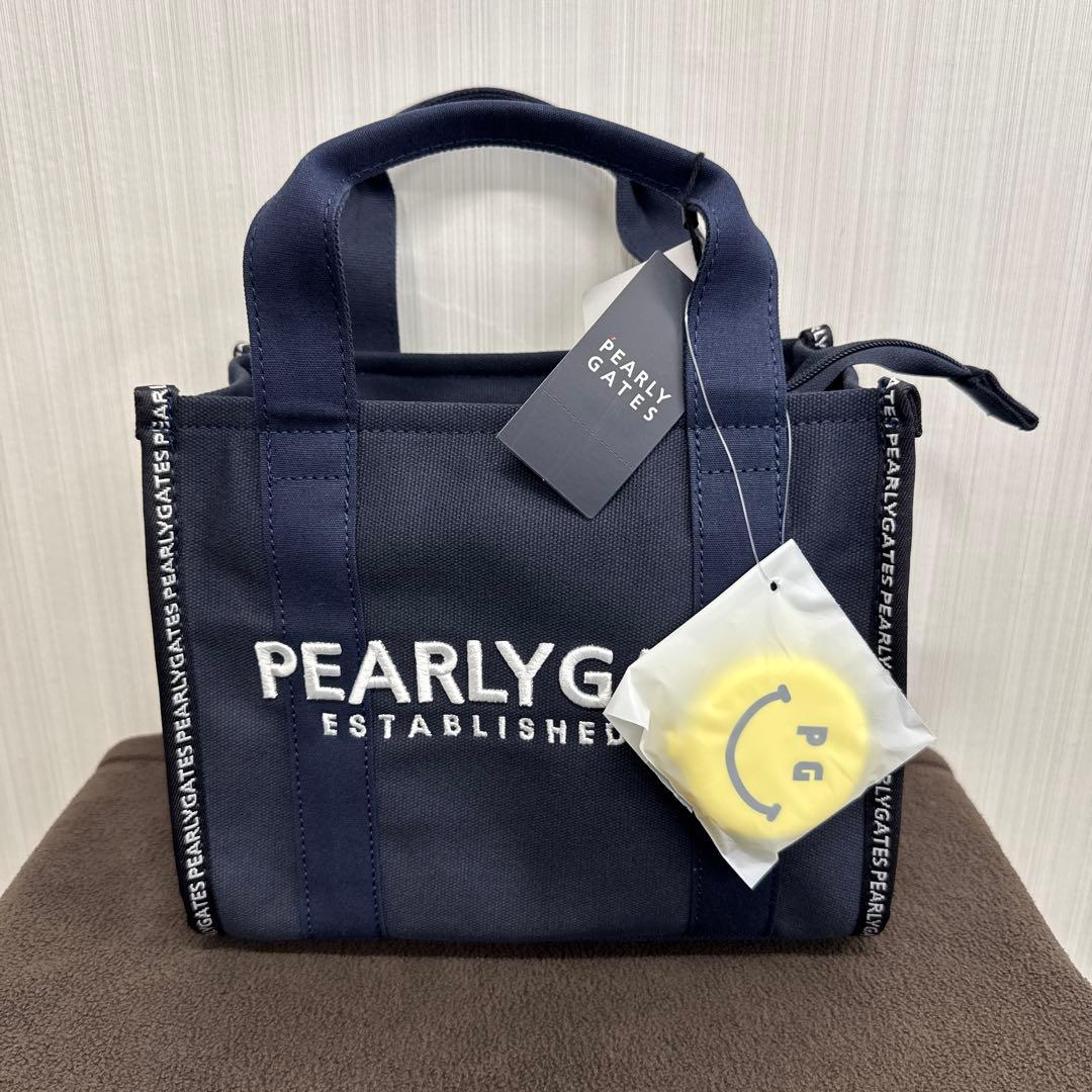 パーリーゲイツ　カードバッグ　ニコちゃん　ネイビー