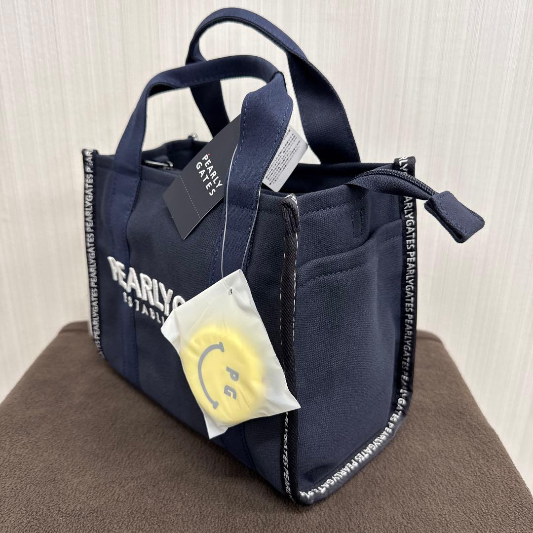 パーリーゲイツ　カードバッグ　ニコちゃん　ネイビー