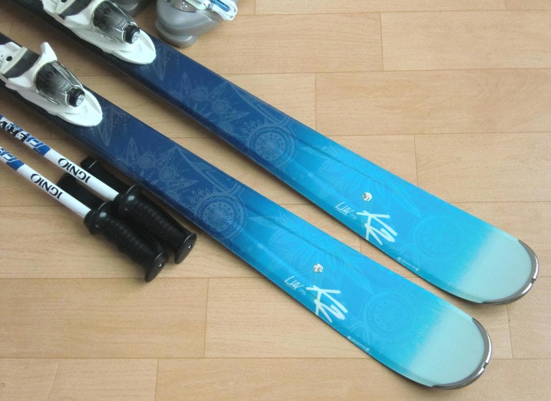 ■■送料無料■K2■女性用スキーフルセット■板156靴25-25.5■メンテ付■