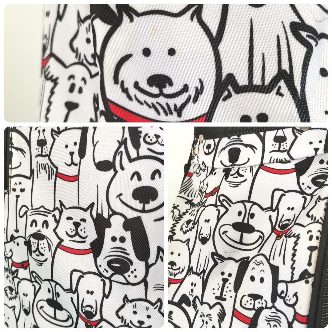 LOUDMOUTH ラウドマウス 犬柄 キャディバッグ フード付 ホワイト