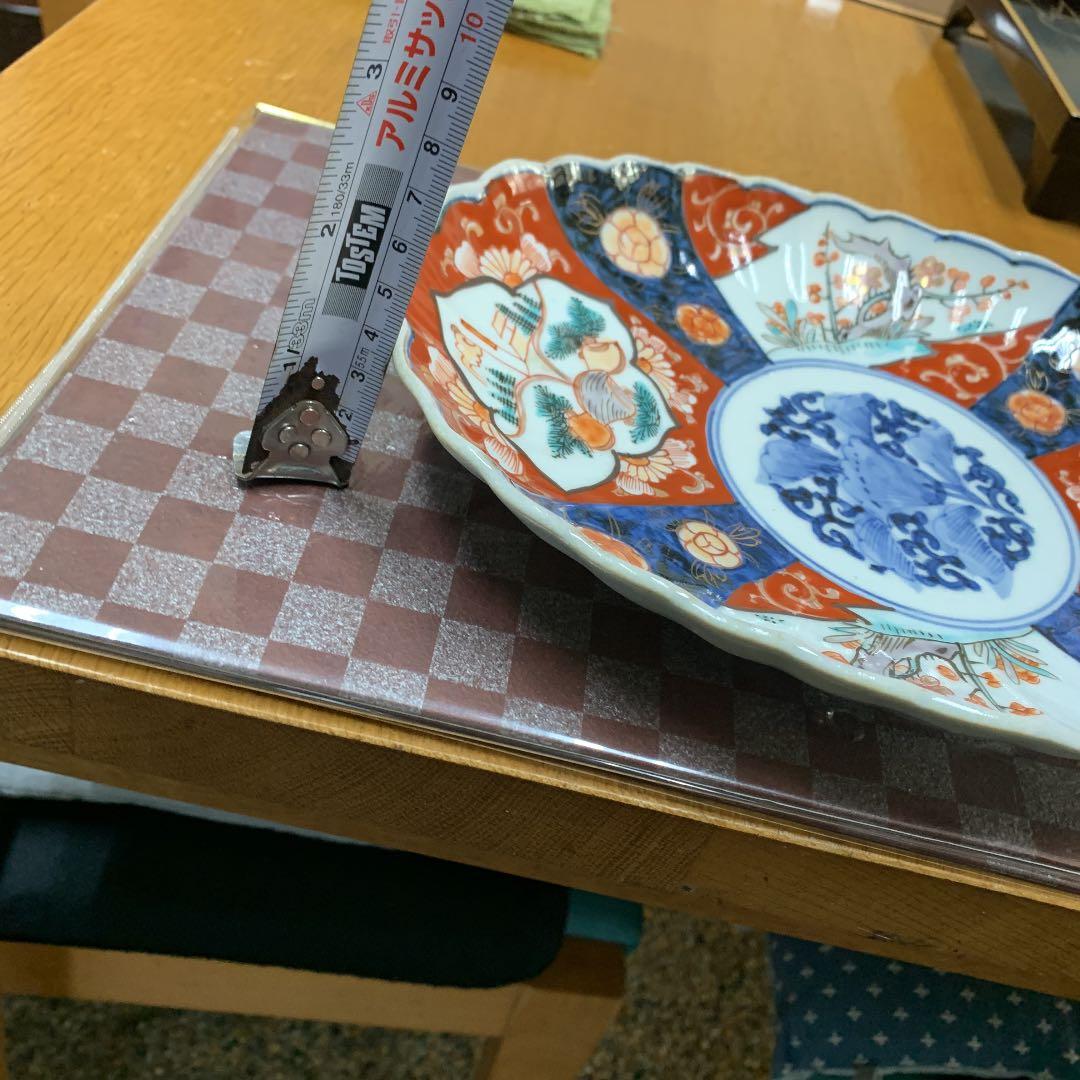 古伊万里、小判形、ワレ、カケ、キズなし、