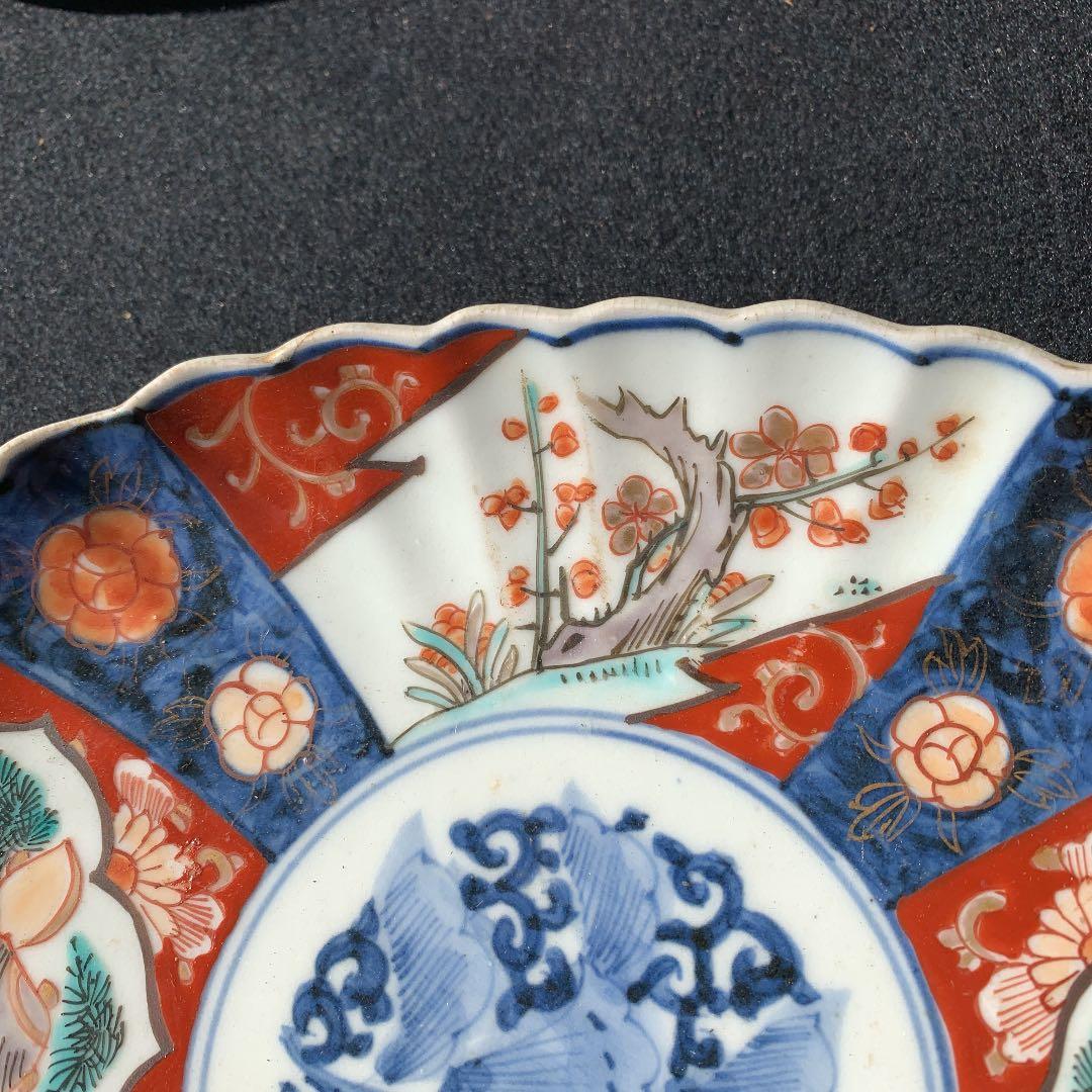 古伊万里、小判形、ワレ、カケ、キズなし、