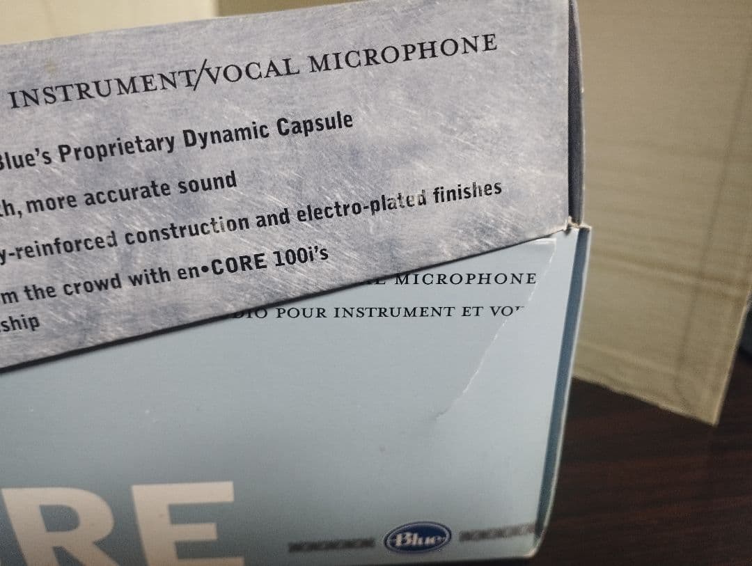 【レア物美品】BLUE ダイナミックマイク enCORE 100i black