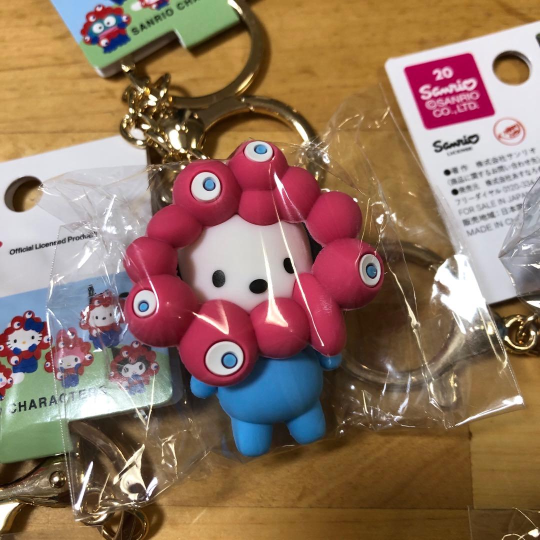 サンリオ　ミャクミャク　なりきりキーホルダー　マイメロ以外　6種セットパステル