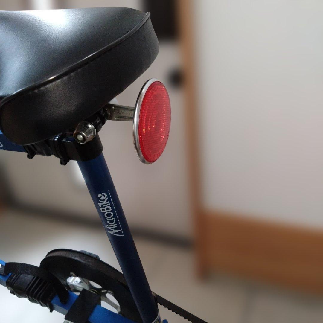 MicroBike 折りたたみ自転車　 ブルー　 ベルトドライブ　12インチ