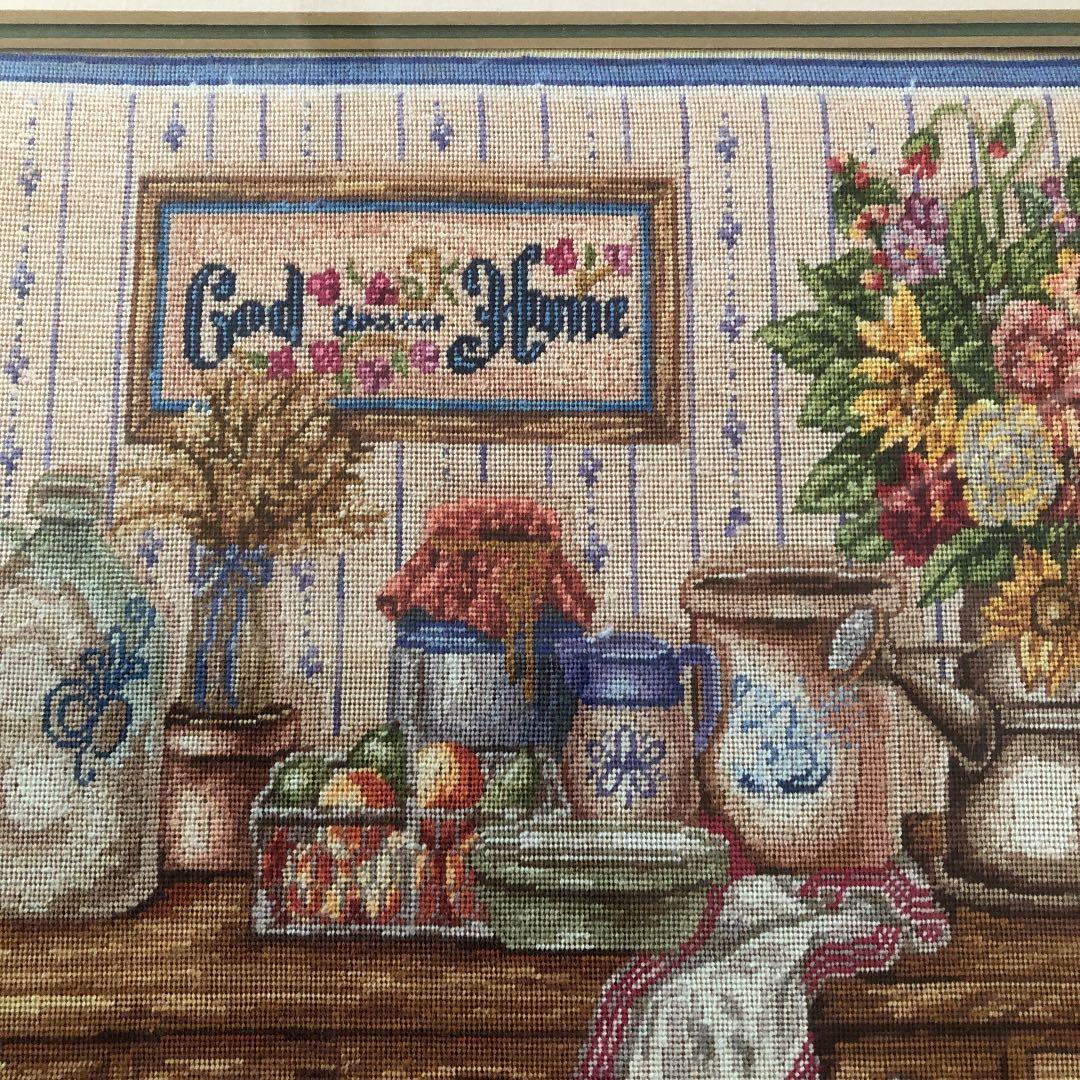 カントリー調　刺繍絵