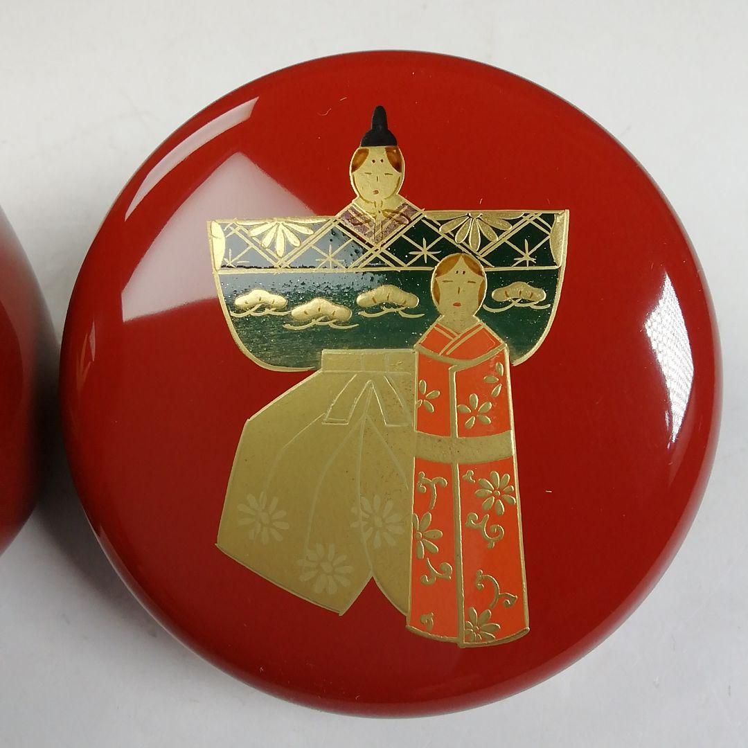 Ｗ２３７　棗　『立雛』『中棗』『和田春峰 作』　共箱　茶道具