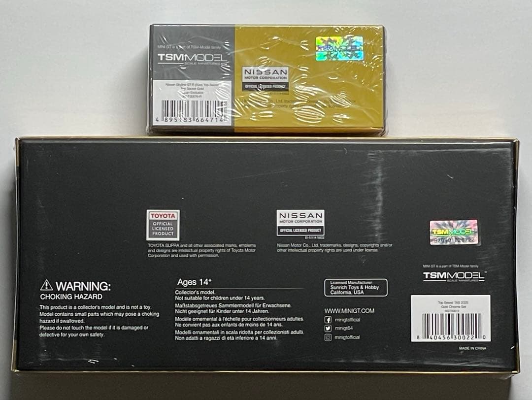 MINIGT Top Secret ゴールド 計4台 東京オートサロン 日本限定