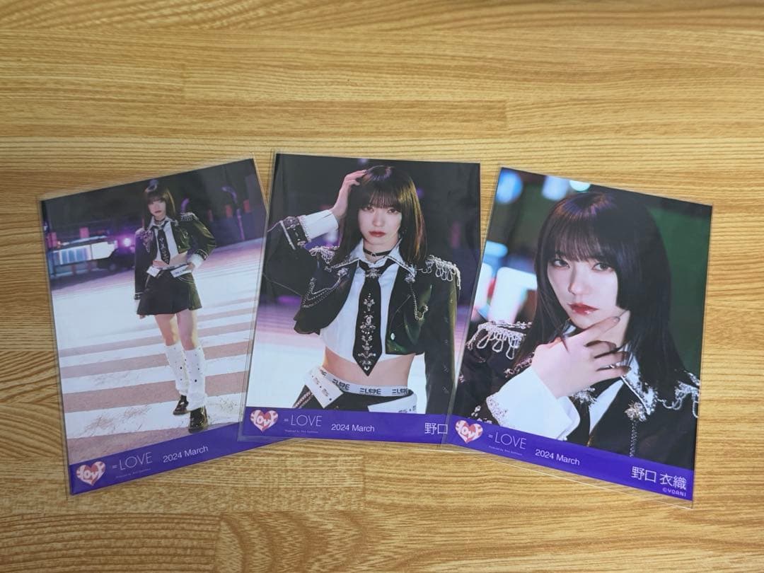 イコラブ 野口衣織 生写真 呪って呪って MV衣装