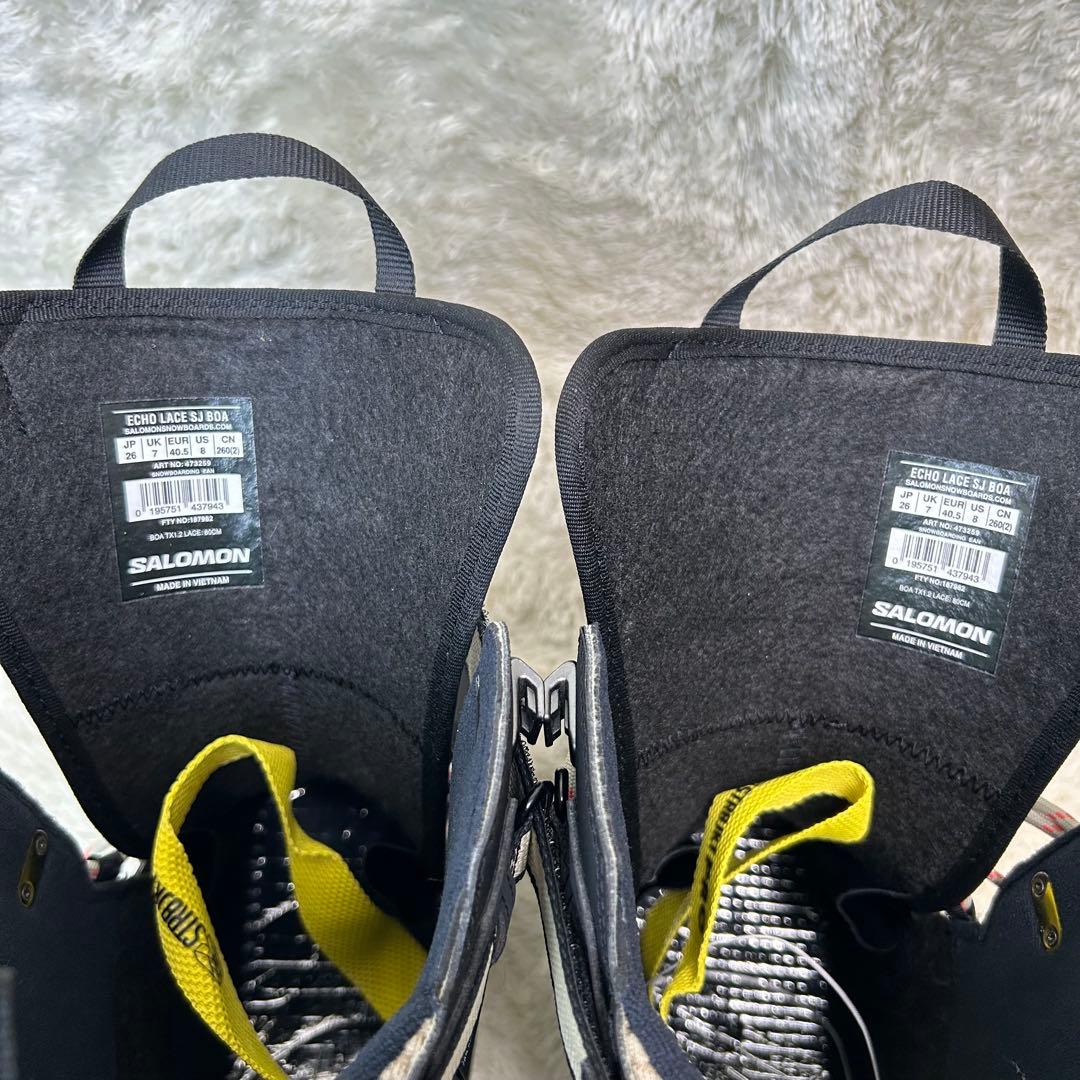 【未使用品】サロモン ECHO LACE SJ BOA 26.0cm　ブーツ