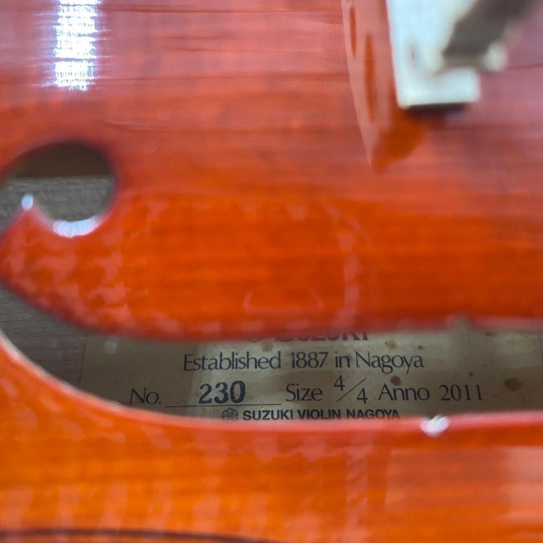 【弦新品】SUZUKI バイオリン No.230 4/4 2011年製 スズキ
