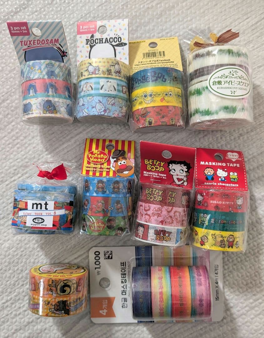 新品未使用 マスキングテープ 大量 まとめ売り 約140個