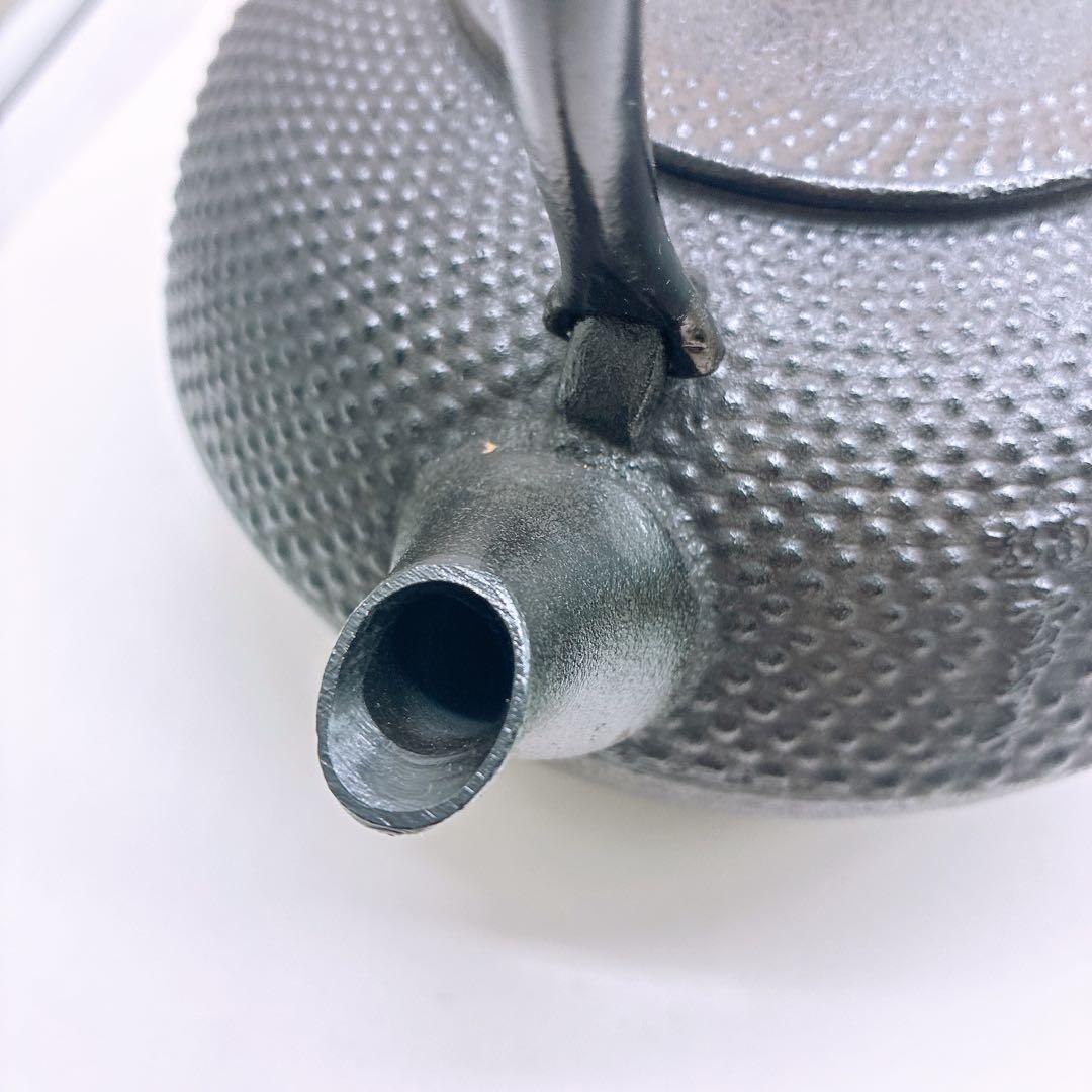 南部鉄器 鉄瓶 手取型アラレ 南部三厳堂ナルセ 南部池永 本場盛岡