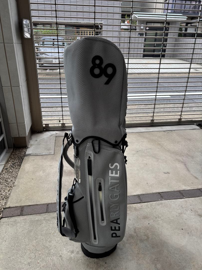 PEARLY GATES メッシュキャディバッグ グレー