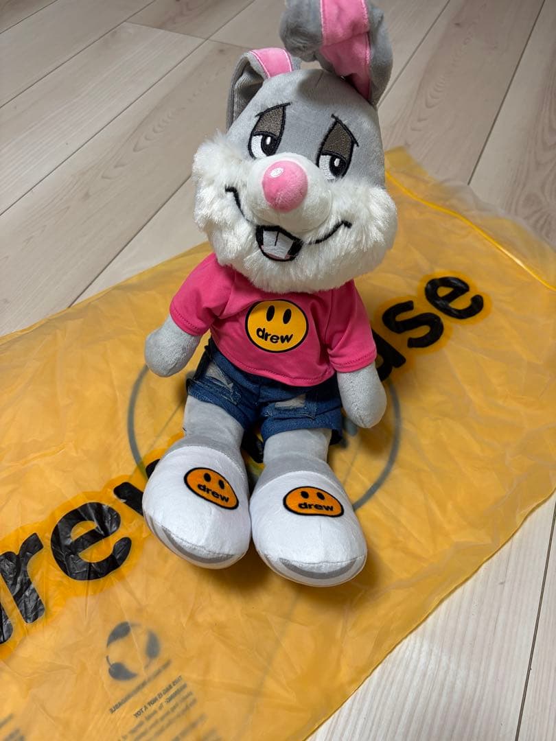 美品✩︎ 希少　ジャスティンビーバー　drew ウサギ ぬいぐるみ