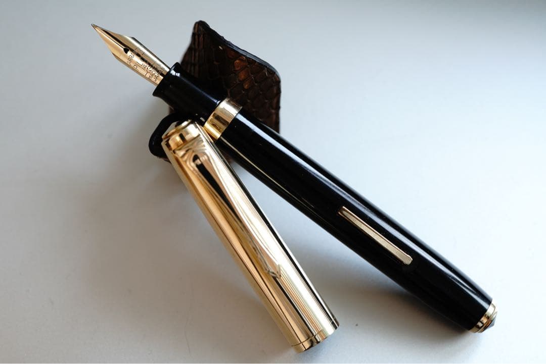 pilot 53RT 3号　金張キャップ　万年筆