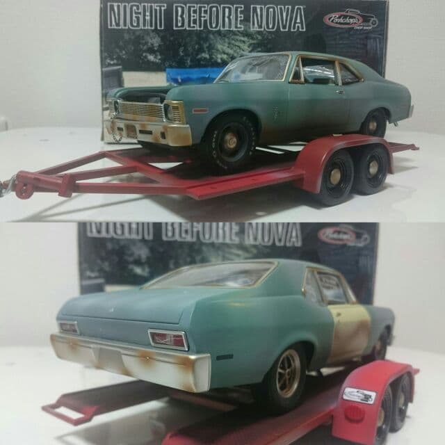 GMP/Chevyシボレー Novaノバ トレーラー付 1/18 限定1000台