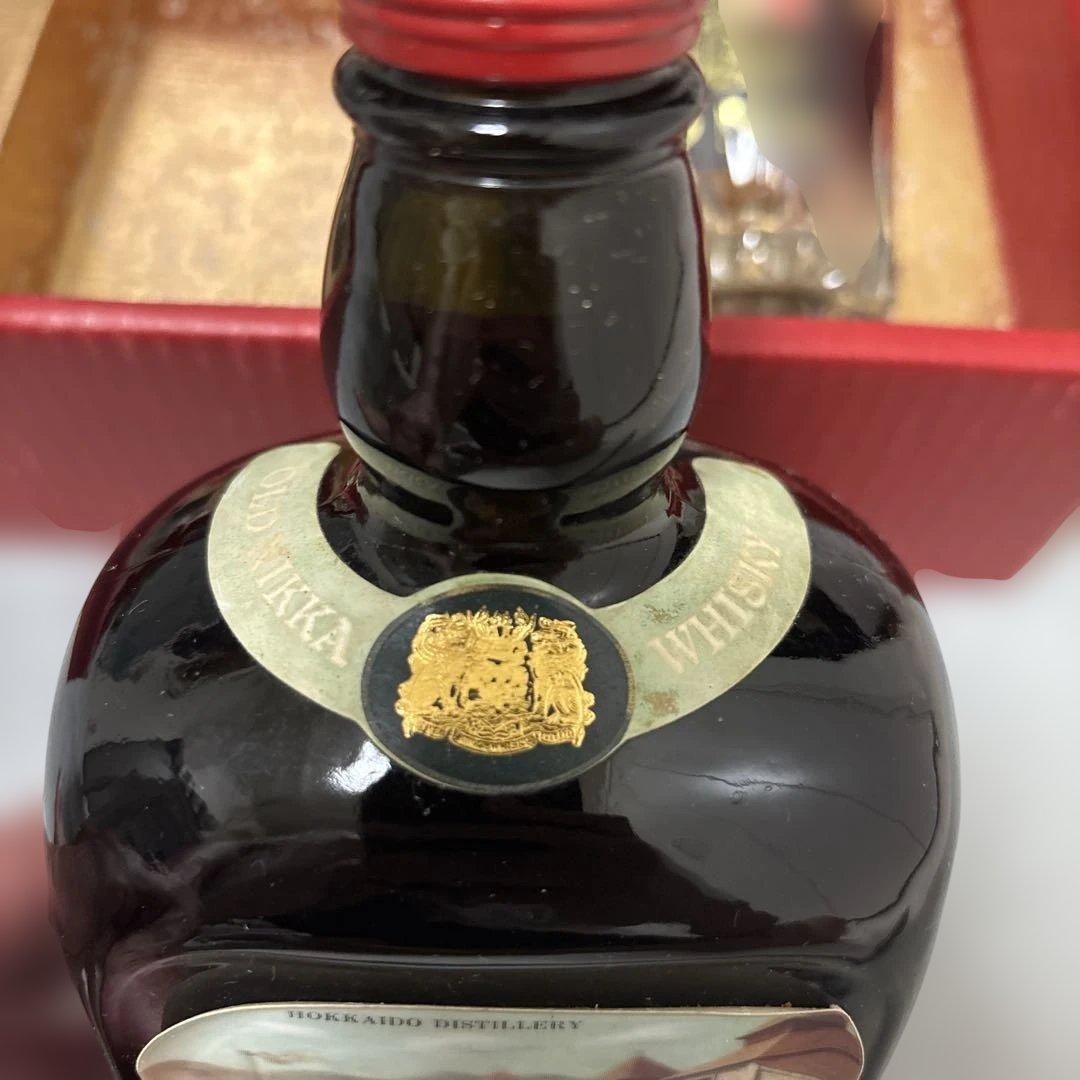 希少❗️古酒オールドニッカギフトセット グラス2コ付き　当時もの　特級43%