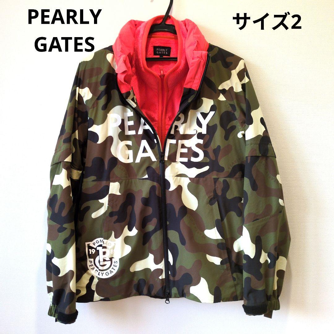 PEARLY GATES 迷彩柄 ジャケット フリース付