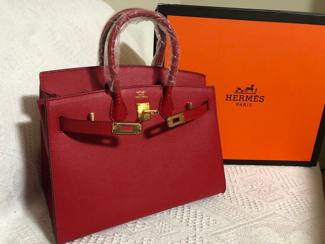 HERMES ノベルティ バーキン25 ポロサス ニロティカス ハンドバッグ