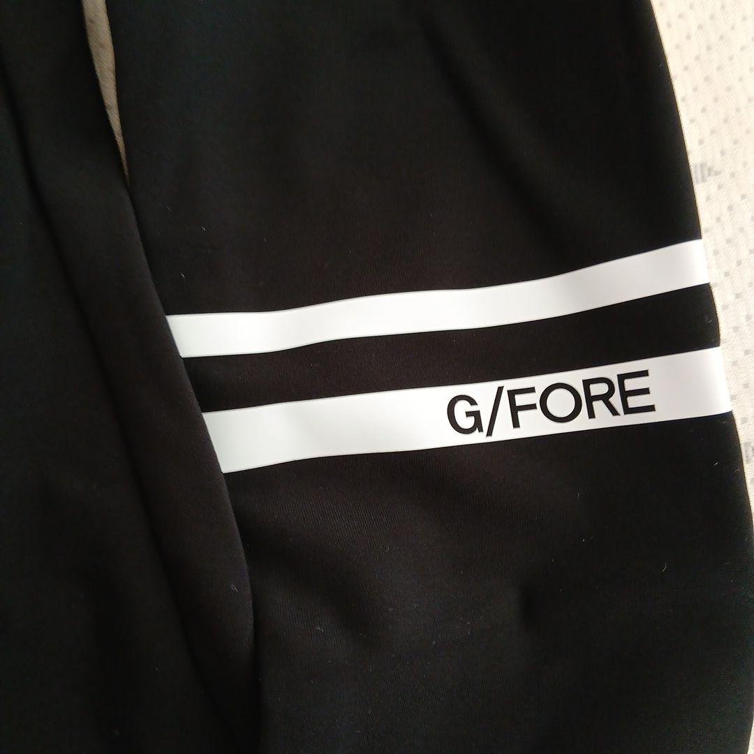 ジーフォアG/FORE の裏起毛モックネック黒