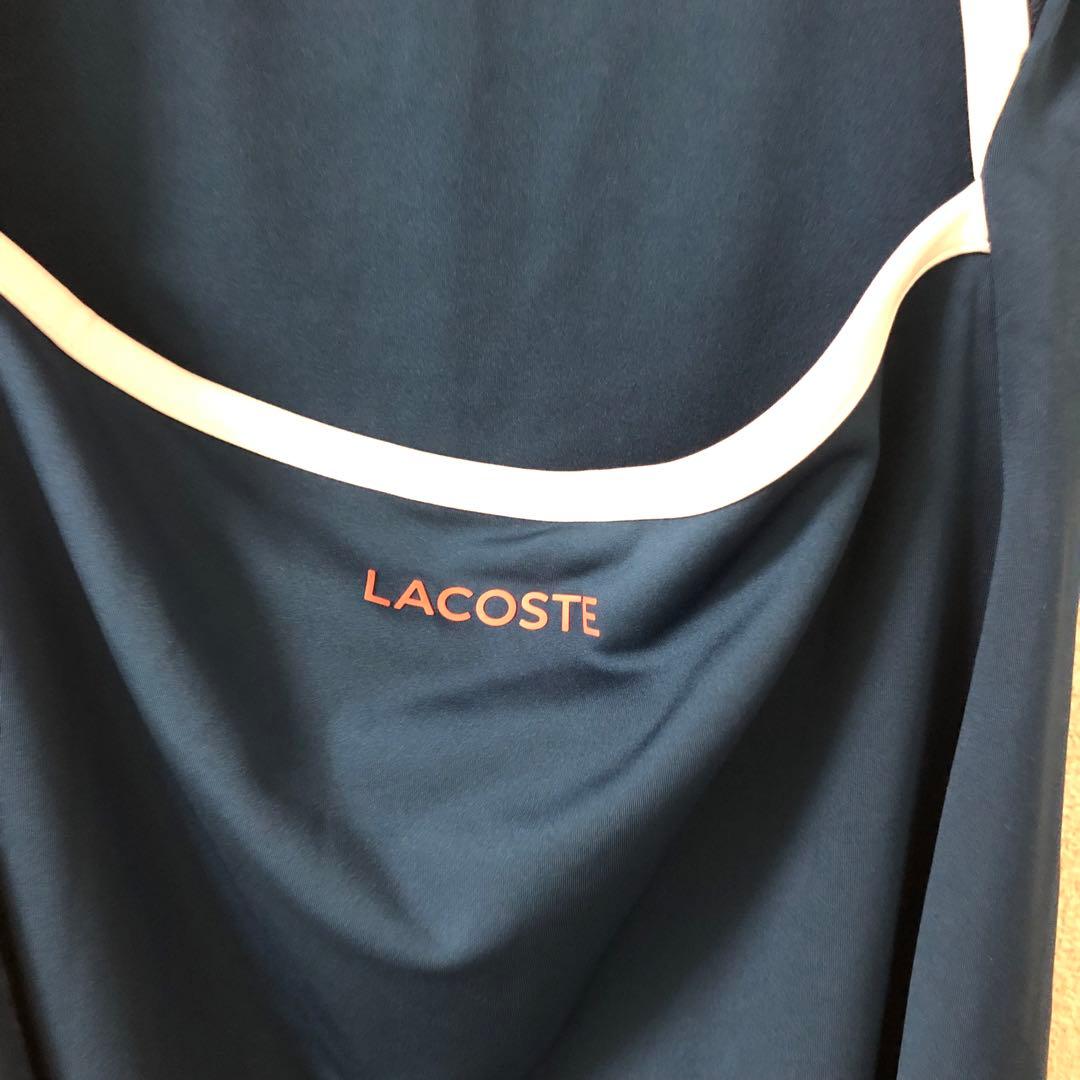 【新品】LACOSTE SPORT テニスドレス ワンピース ネイビー Sサイズ