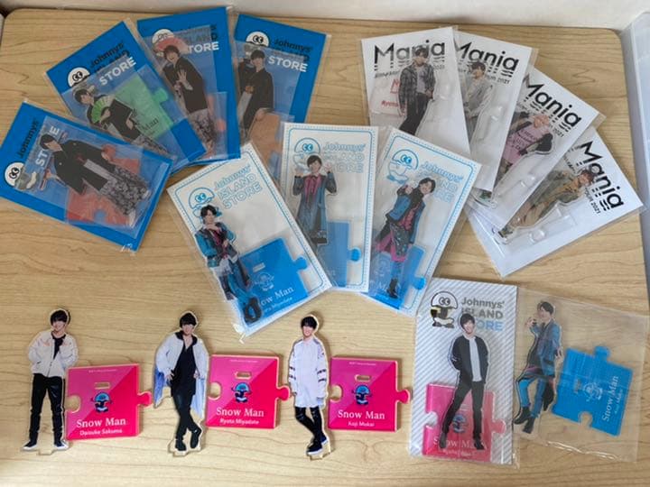 Man アクスタ 第1弾、第2弾、第3弾、Mania