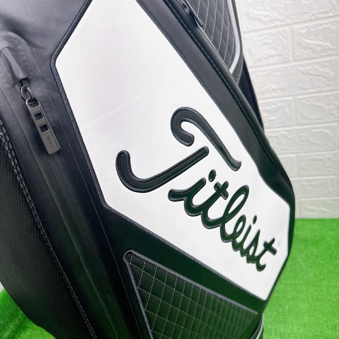 美品☆タイトリスト プレミアム キャディバッグ 2023年 ツアーモデル 防水