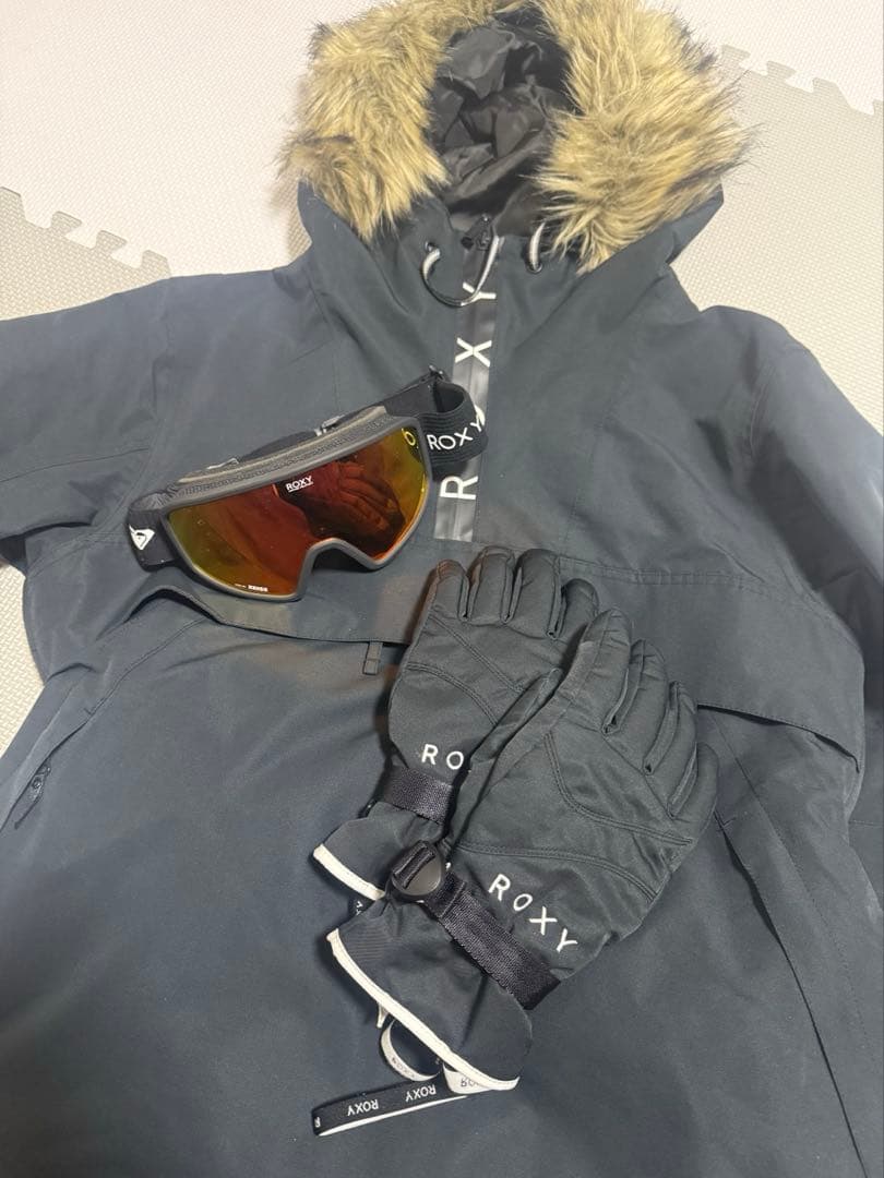 ROXY スノーボードウェア ゴーグル 手袋付き
