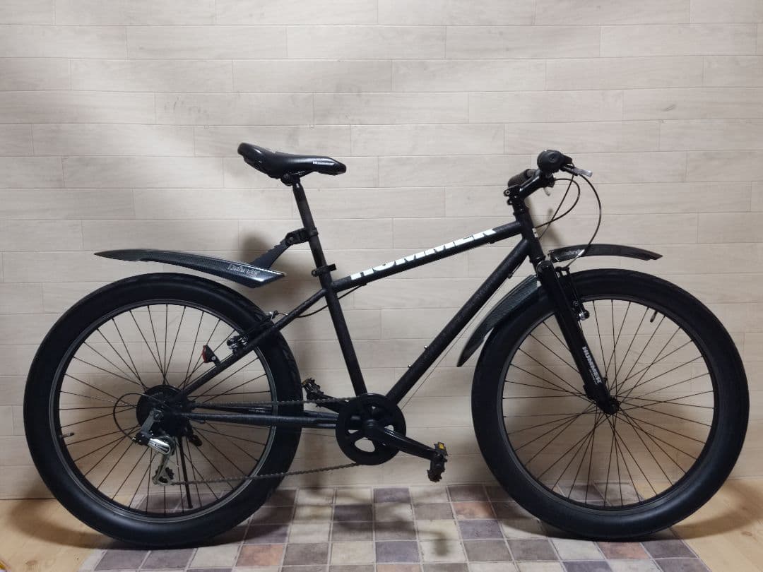 全国送料無料　ハマー　ファットバイク　　※画像の前後フェンダーは付属しません。