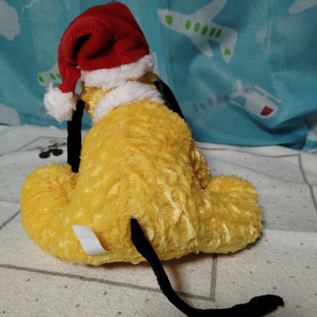 ディズニーストア サンタ　プルート ぬいぐるみ 2008年　クリスマス