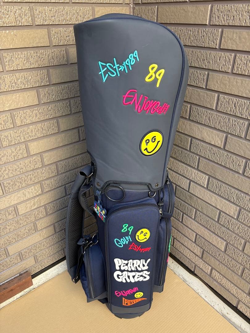 ayaka　　PEARLY GATES キャディバッグ ネイビー