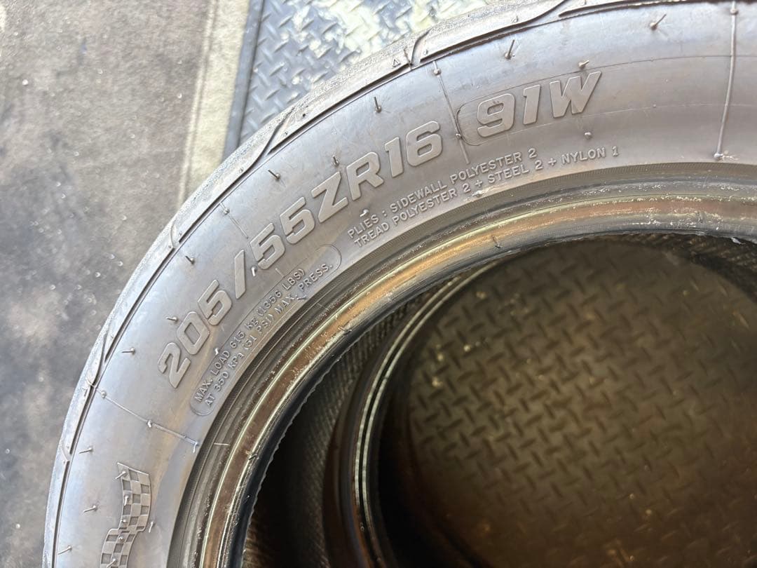 栃木県小山市　ナンカン NS2R 205/55ZR16 2025年製 中古2本