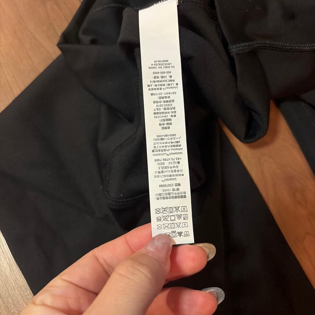 lululemon Wonder train レギンス ブラック 4 透けにくい